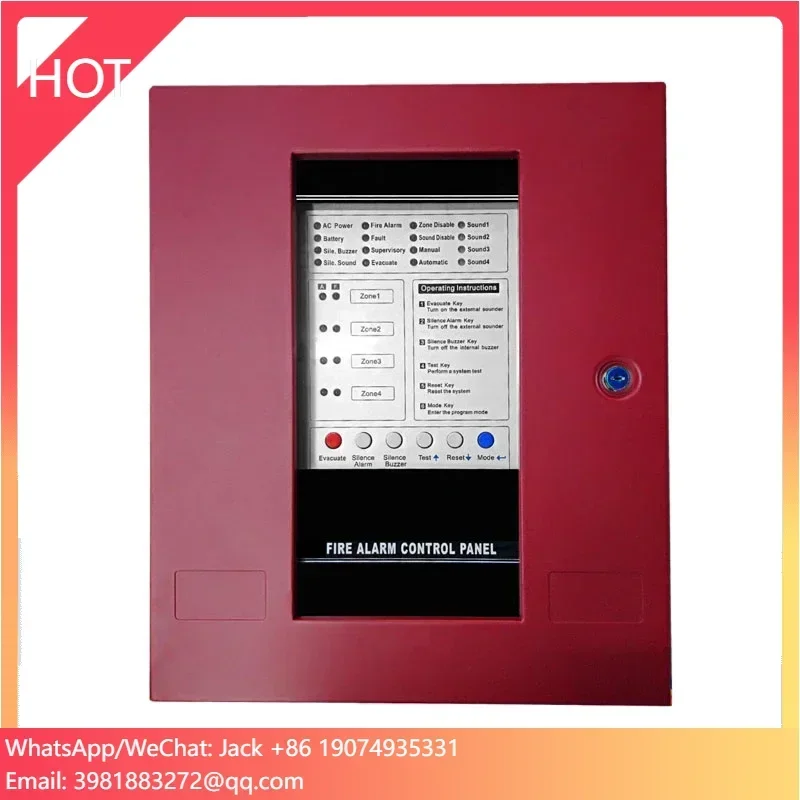 

Conventional Fire Alarm Control Panel 4 zones