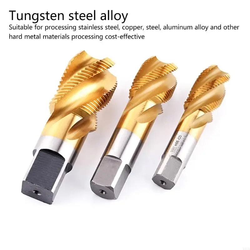 

X9FA Accuracy Threading Tap High Speed Steel Spirals Flute Tap G1/4 ZG3/8 NPT1
