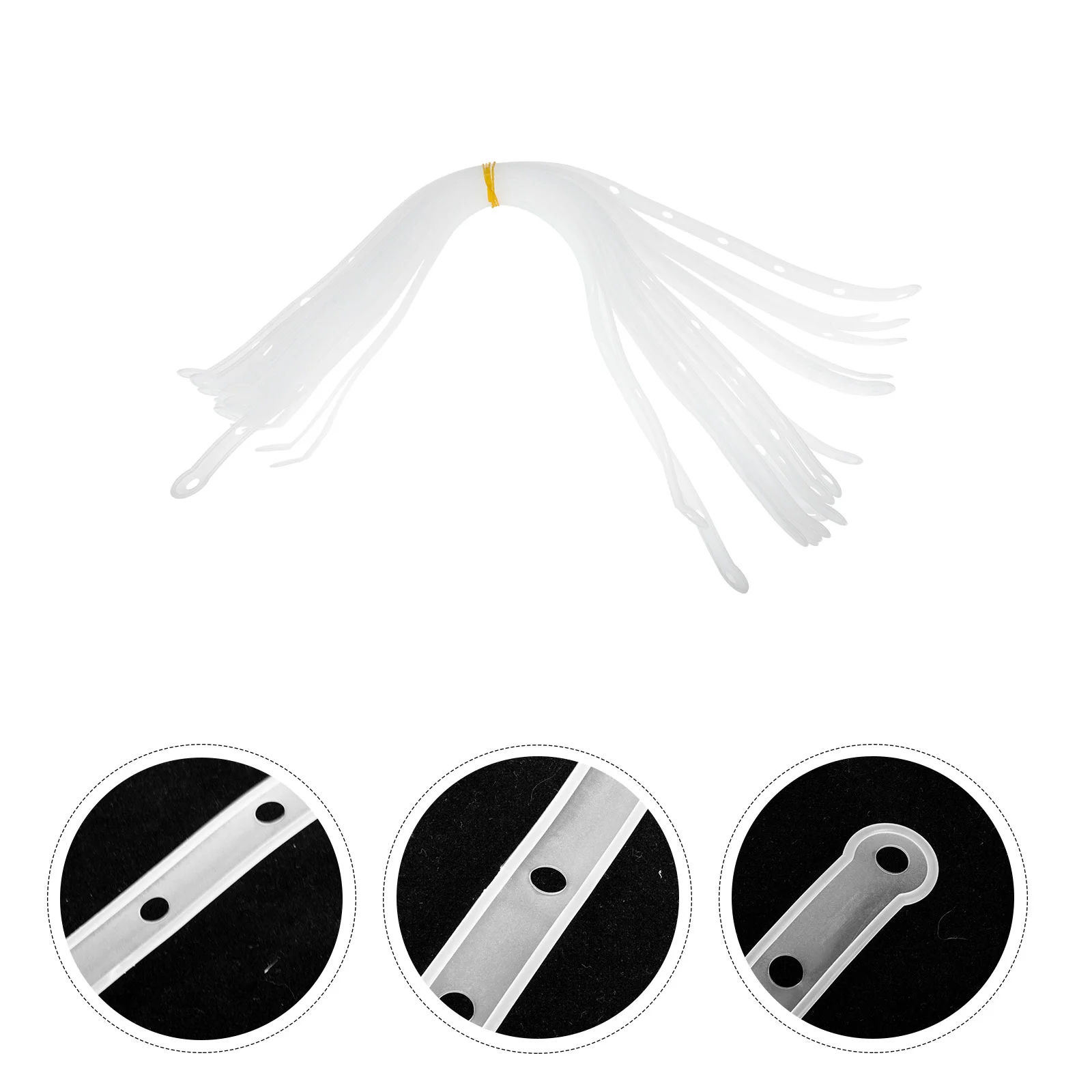 

20 Pcs Hanger Connection Strip Clothes Hanging Rack Non-slip Plastic Clothing Hangers