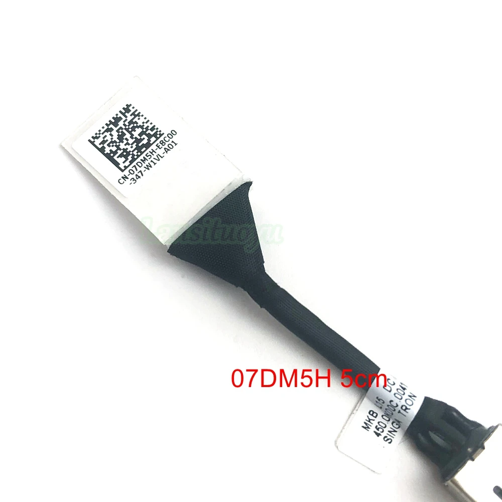 تيار مستمر السلطة جاك شحن الكابلات المرنة ، ديل لاتيتودي 3410 ، 3412 ، 3510 ، E3410 ، E3412 ، E3510 ، MKB L15 ، تيار مستمر في كابل ، 7DM5H ، 0N8R4T ، جديد