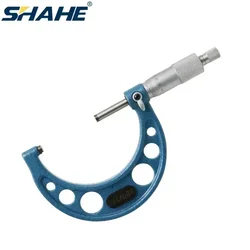 SHAHE 0,01 mm 5201A Micrometro esterno blu Calibri meccanici Micrometro Strumento di misurazione Calibro micrometrico