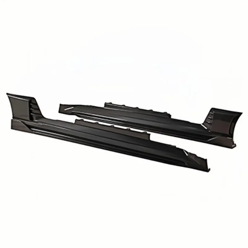 High Quality M2 Car Outdoor Side Skirt Suitable for BMW M2 G87 Dry Carbon Fiber Extended Side Skirt