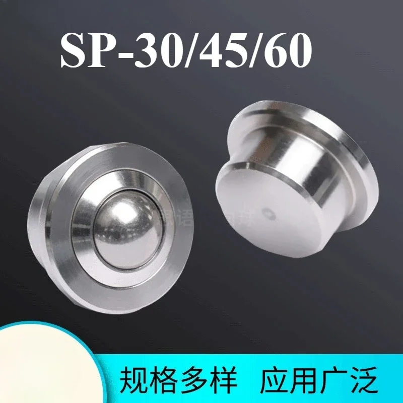 Ball Transfer Unit, Heavy Duty Conveyor Ball Bearing, 360° Rotating Load Roller, for Material Handling, Packaging, Assembly Line