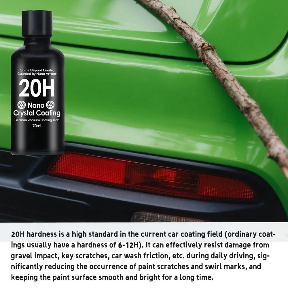 20H Graphene Protection Self Healing and UV Track Technology Long Protection for Car Paint 12 Year Protect