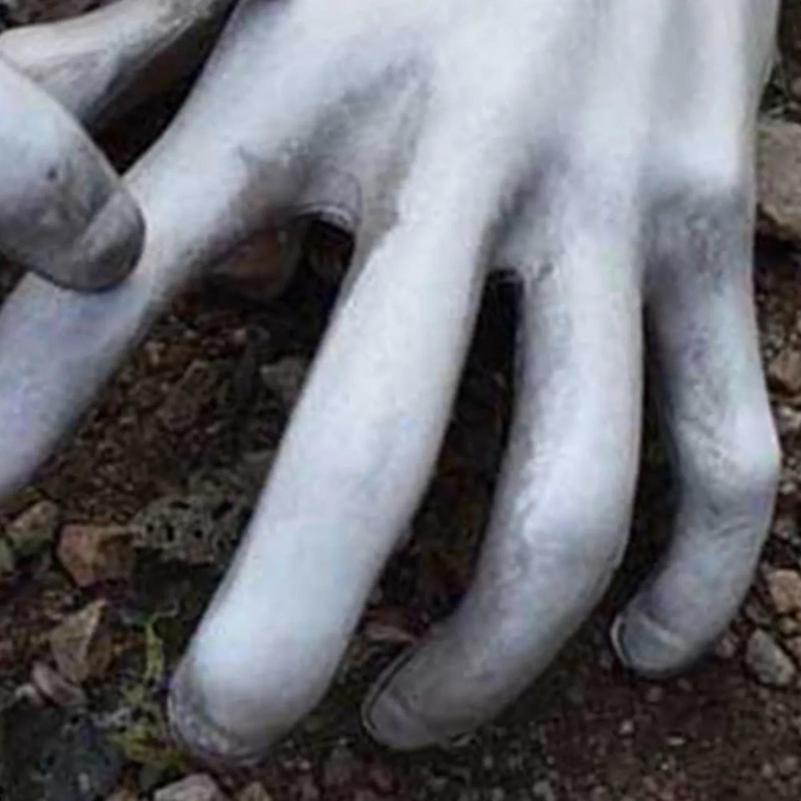 Halloween Decoration Realistic Life Size Skeleton Hands Plastic Fake Human Hand Bone Zombie Party Terror Halloween Scary Prop