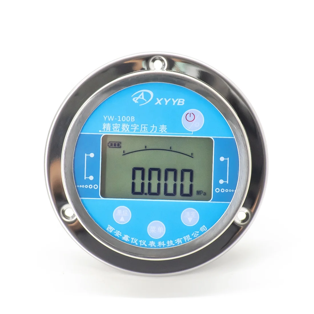 

Panel Mount Manometer -100~0kpa 0-60mpa LCD Digital Pressure Gauge for Spray Gun