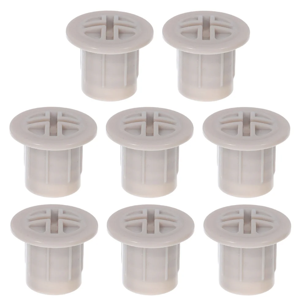 

8Pcs Kids Slide Fixing Screw Caps Plastic Cover Safety Accessories Light Grey Replacement Parts Indoor Playground