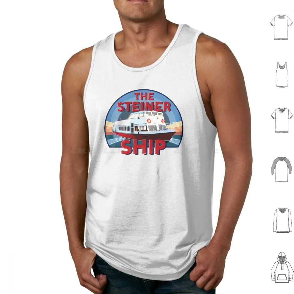 The Steiner Ship Tank Tops Print Cotton Worldengine Grand Prix Steiner Ship