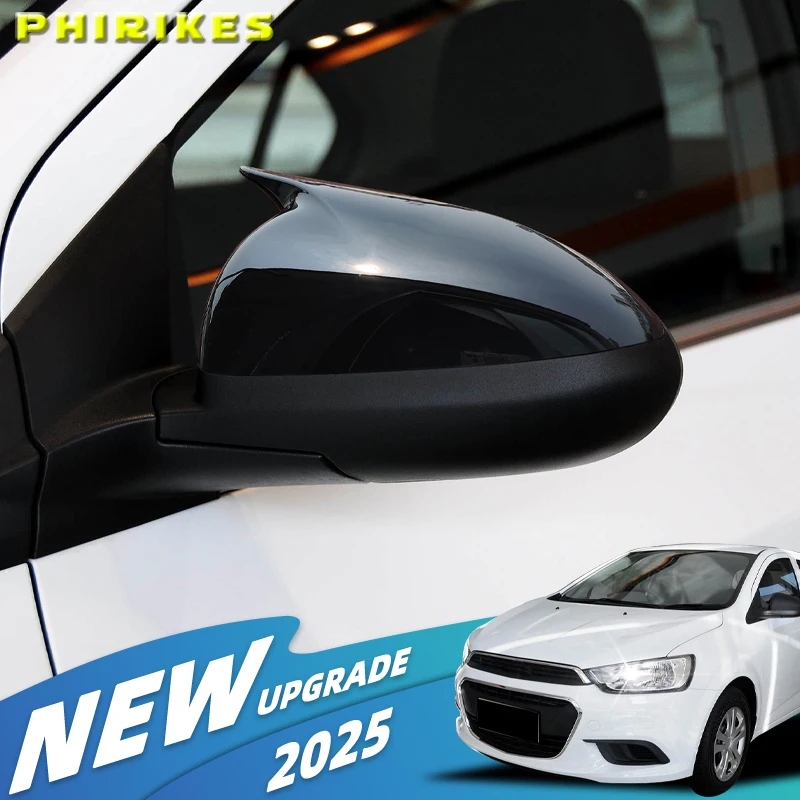 For Chevrolet Aveo Sonic 2011-2014 Automotive Sharp Angle Rearview Mirror Protective Cover Made of ABS Material