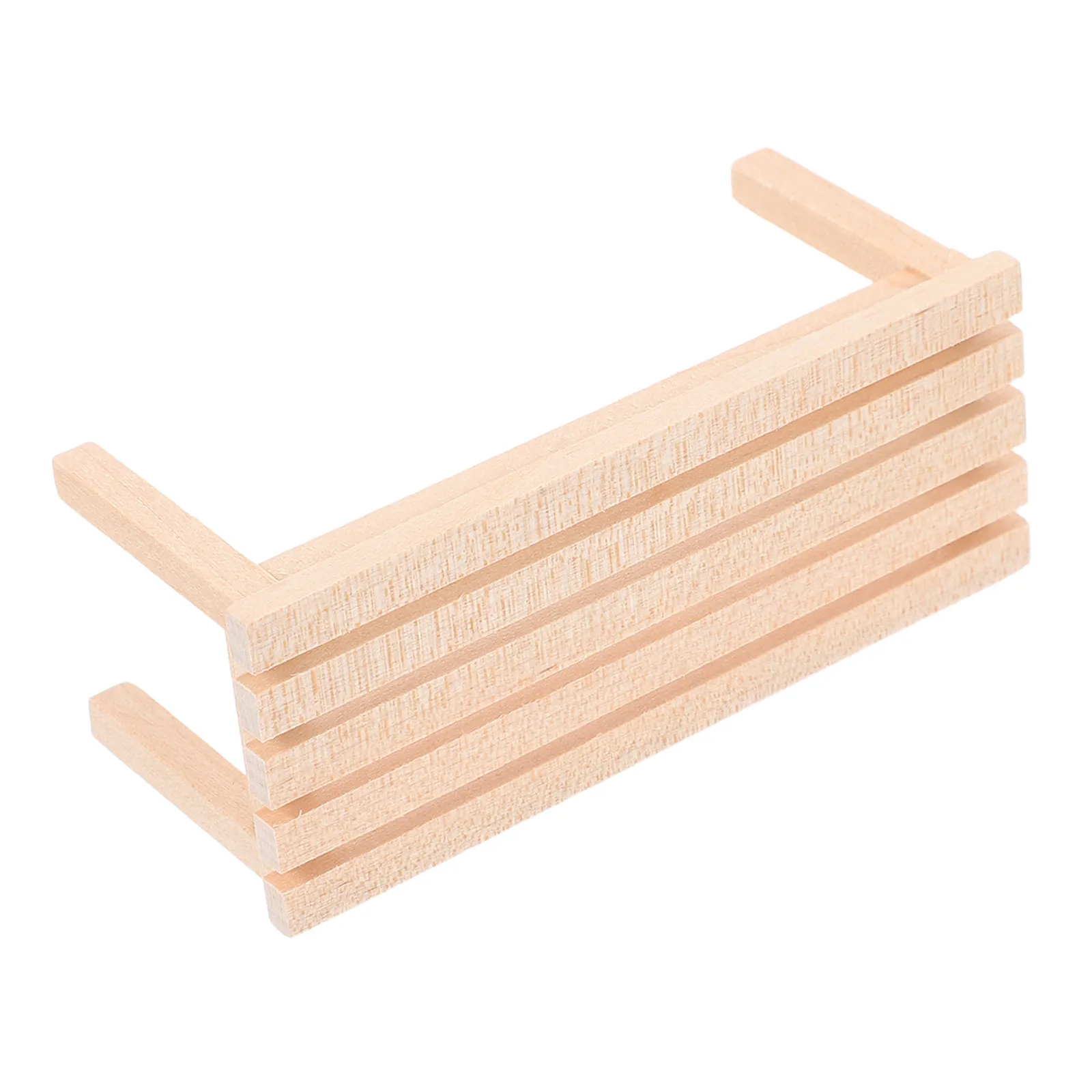 

Long Wooden Bench Miniature Furniture Mini House Decoration Small House Accessories Miniature Outdoor Scene Ornament
