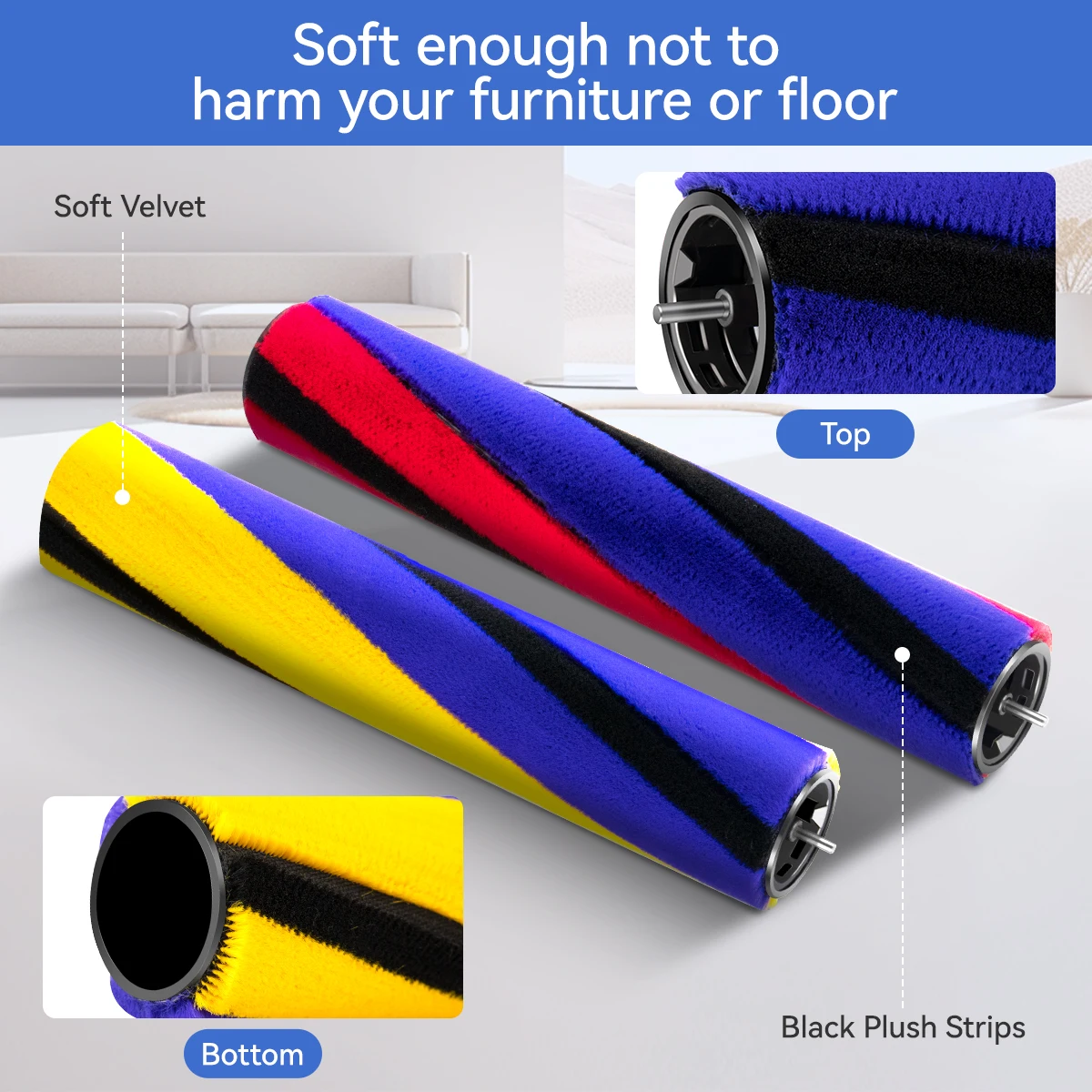 Роликовая щетка для Dyson V15 Detect Slim V12 Detect Slim V8 Slim V10 Slim, сменная насадка для вращающейся щетки, детали насадки