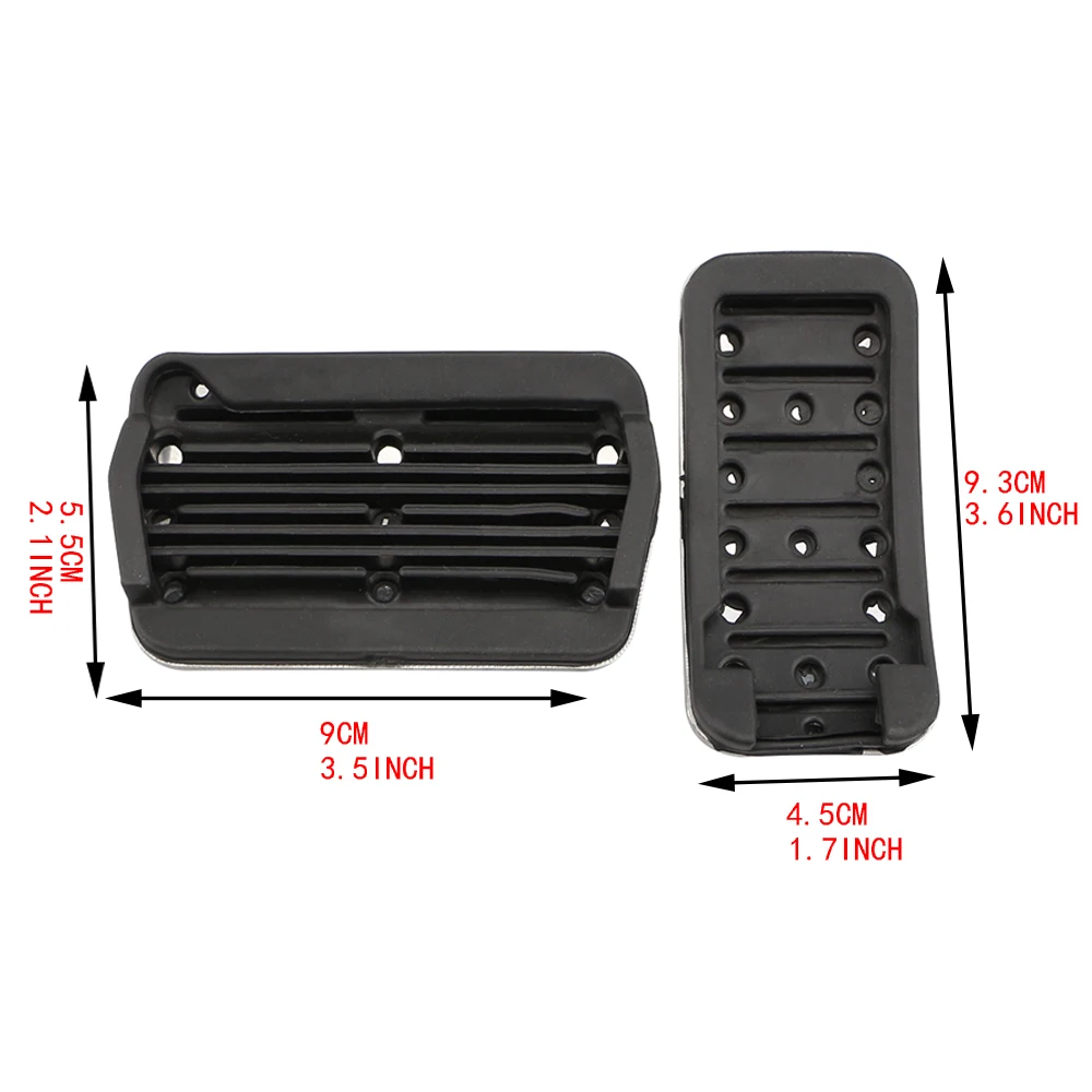 Autopedale für Volvo V40 XC40 C30 C70 S40 2013–2018 Edelstahl Gaspedal Kraftstoff Gas Bremspedal Pad Abdeckung – Detail 1