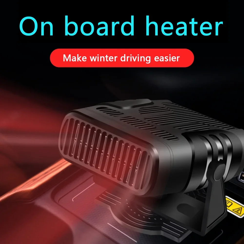 12/24V Car Heater Car Windshield Fast Heating fans Defrost Defogger 360° Rotation Auto Heater Interior car electrical appliances