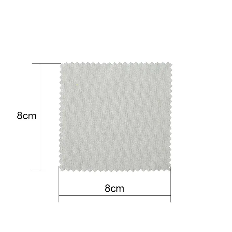 20pcs 8X8cm Jewelry Silver Polish Cloth Polishing Cleaning Polishing Cloth Clean Wipe Wiping Cloth For Diy Jewelry Making Tools