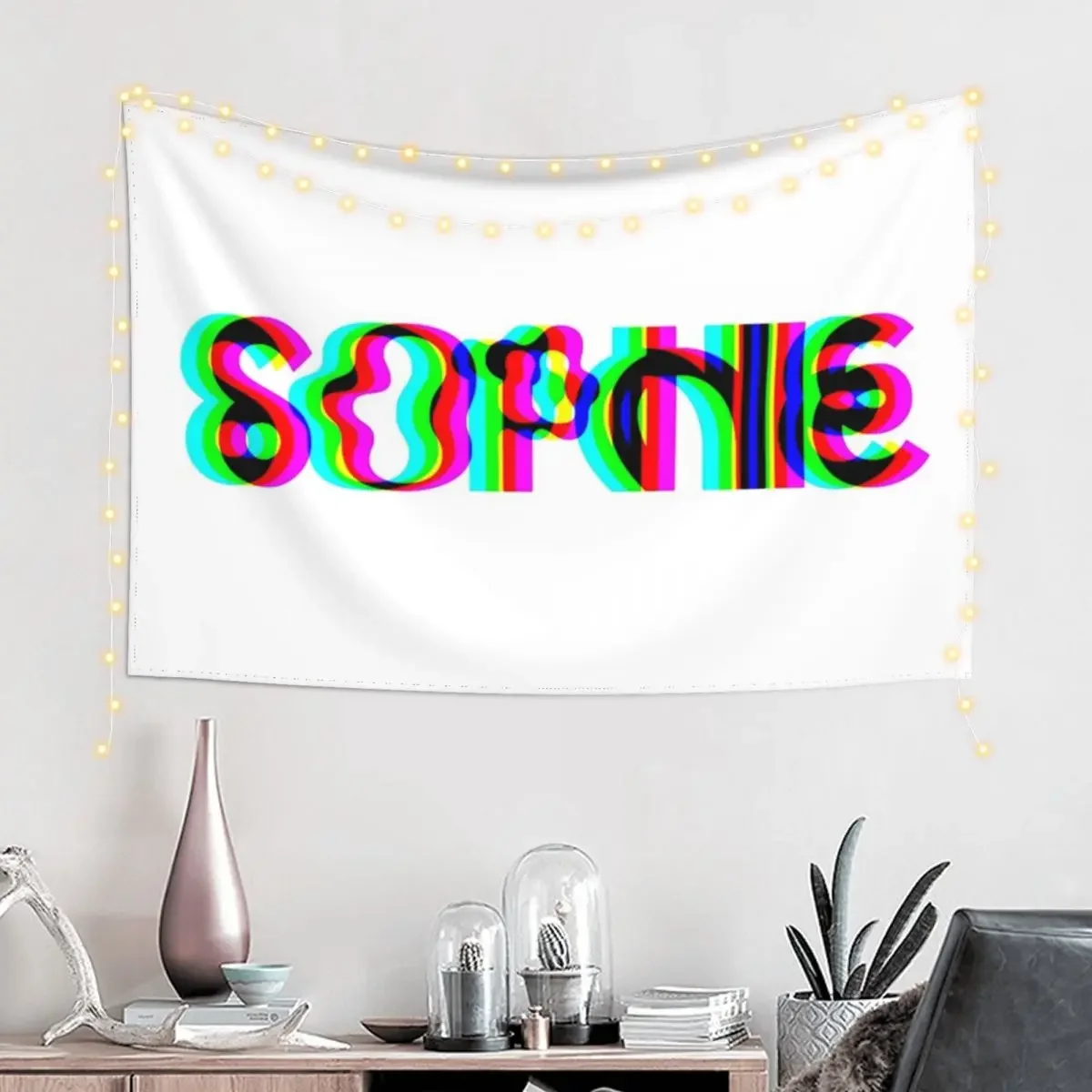 SOPHIE XEON CYMK RGB LOGO Tapestry Wall Hanging Wall House Decoration Tapestry