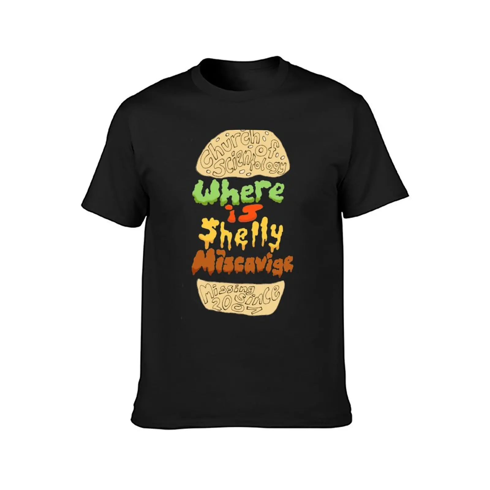 Where Is Shelly Miscavige? T-Shirt tops for a boy Short sleeve tee mens vintage t shirts