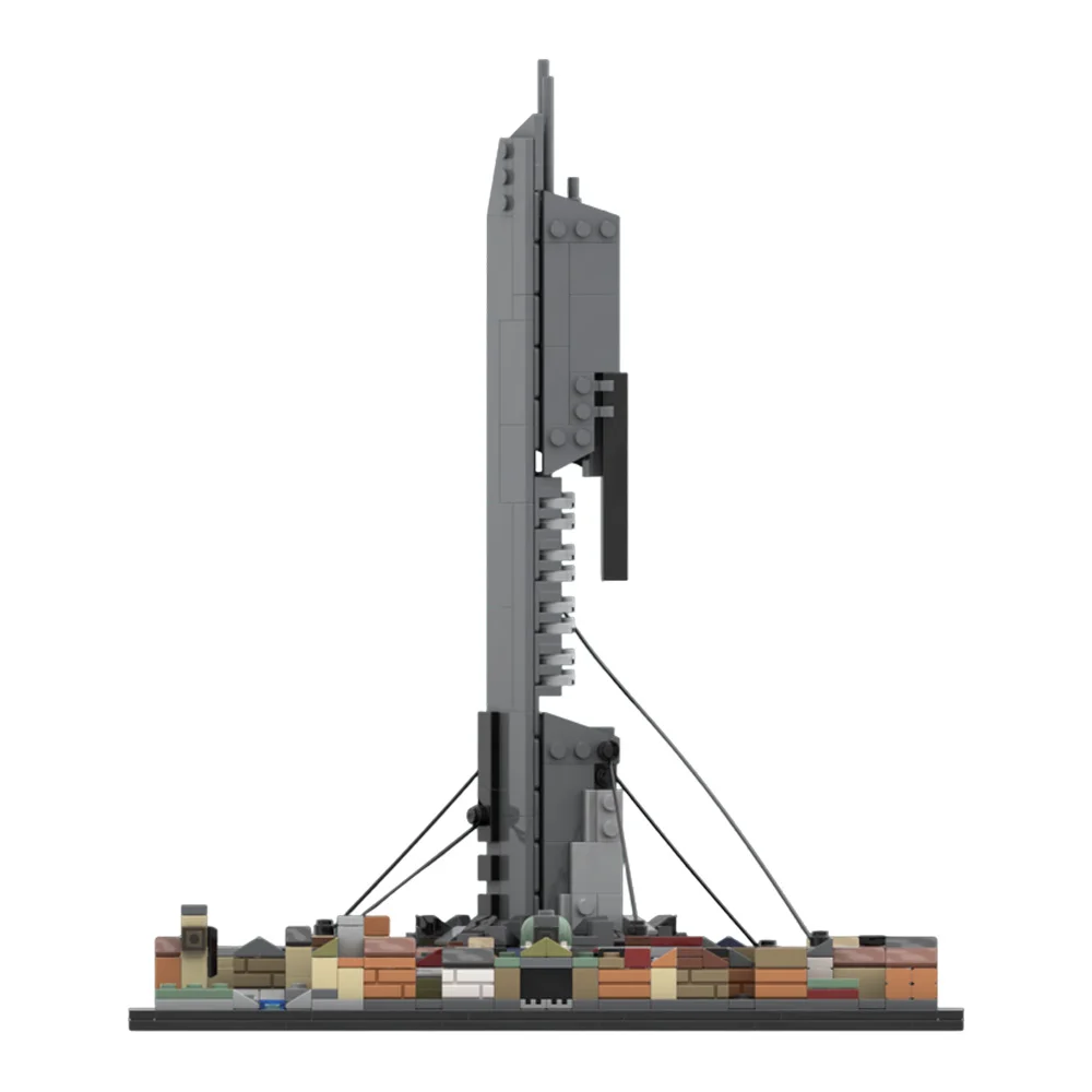 Gobricks MOC ゲームシーンスカイラインハーフライフ 2 シティ 17 ビルディングブロックモデル建築レンガ組み立ておもちゃ子供のためのギフト