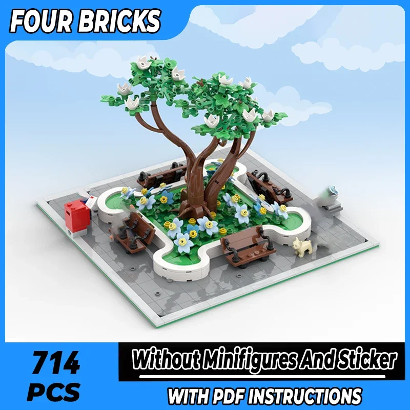 

Street View Model Moc Building Bricks Historical Magnolia Park Technology Modular Blocks Gifts Christmas Toys DIY Sets Assembly