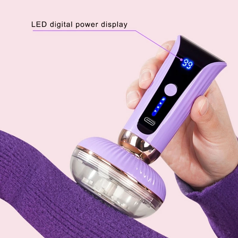 27RB قابلة لإعادة الشحن حلاقة حلاقة الوبر مزيل المزيل ABS لرعاية ملابس السترة