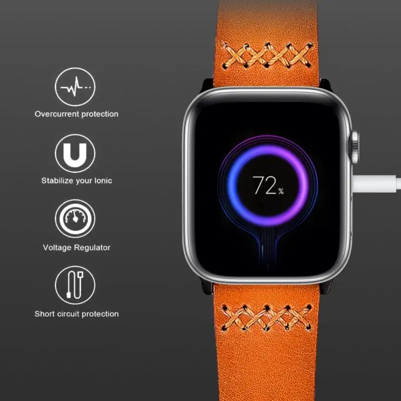 

Портативное беспроводное зарядное устройство для Iwatch 1-6, магнитная зарядная док-станция, USB-кабель для зарядного устройства для серии Apple Watch