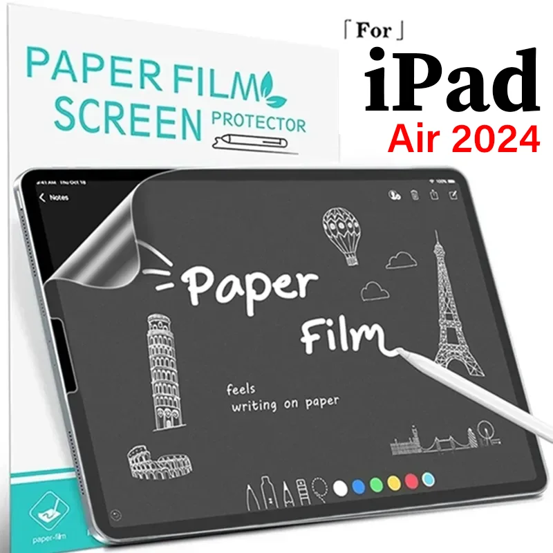 2/1PCS Paper Feel Films For iPad Air 2024 HD Tablet Writing Soft Screen Protector Films For iPad Air 6th Generation Accessories