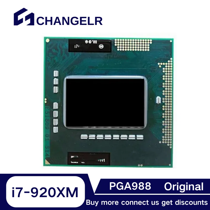 

i7-920XM i7 920XM SLBLW CPU Processor 2.0 GHz Quad-Core Night-Thread 8M 55W Socket G1 PGA988A