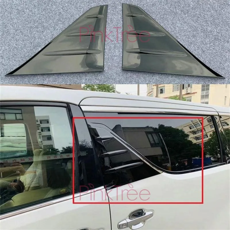 

For Toyota Alphard VELLFIRE 30 2016 2017 2018 2019 2020 B-pillars Car Stickers Trim Covers Car Accessories