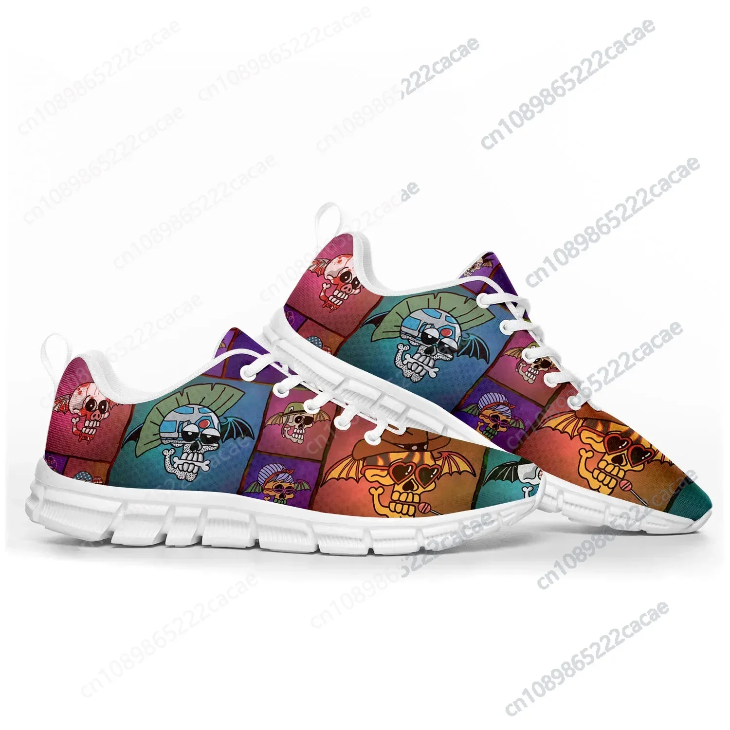 

Avenged Sevenfold A7X Sports Shoes Mens Womens Teenager Kids Children Sneakers Casual Custom High Quality Couple Shoes White