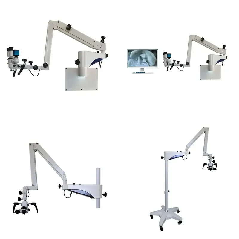 Wall Mounted LED Otolaryngology Surgical Microscope for ENT Surgery Examination Medical Equipment Hospital Clinic Use