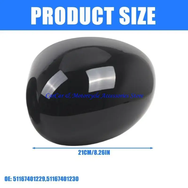 أغطية مرآة سيارة G5AD بدون بركة ضوء ميزة الجانبية مرآة الإسكان 51167401229 أغطية المرآة الخارجية لـ F54 F55 F56