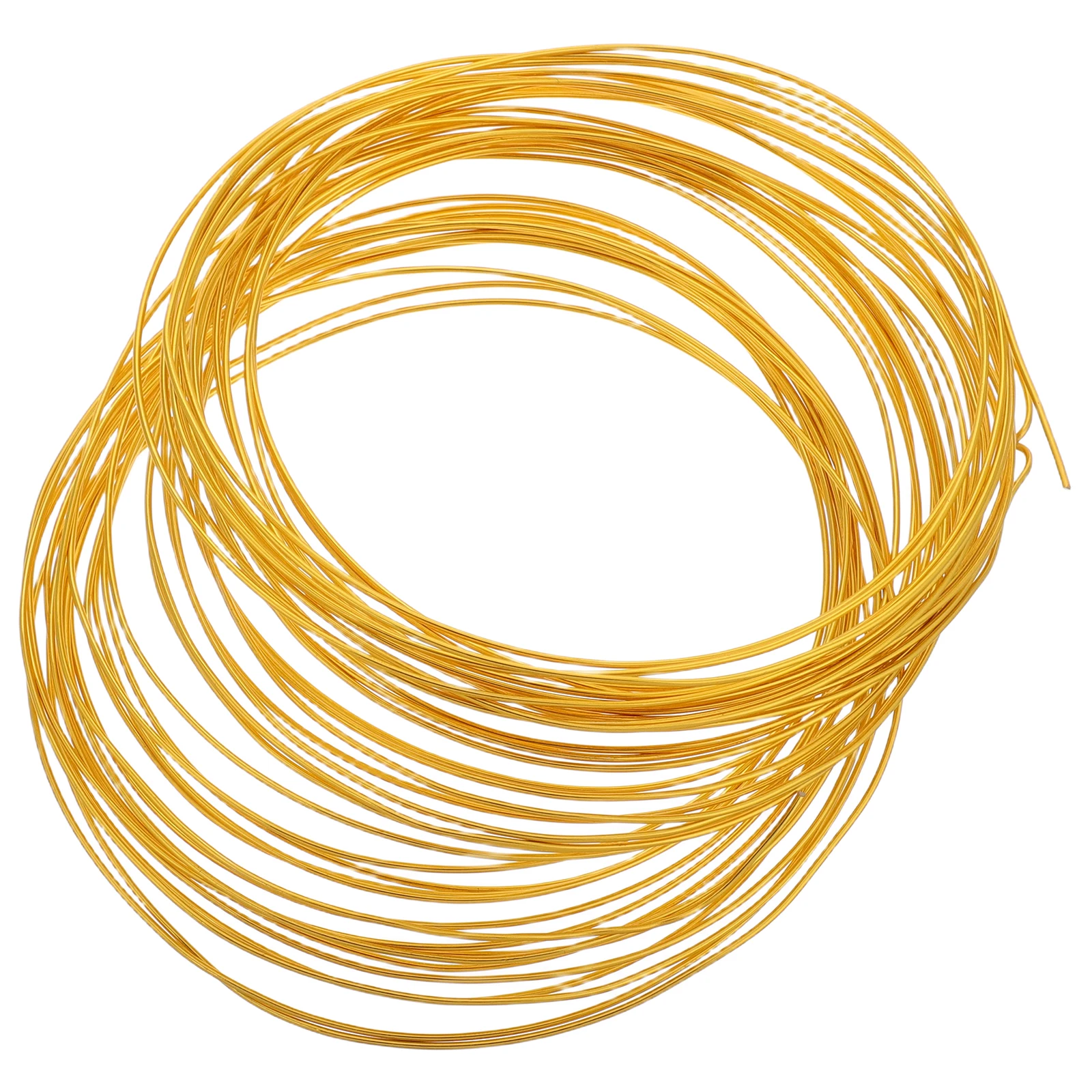 

10m Braiding Craft Material 0.8mm Golden Aluminum Wire for DIY Jewelry Making Bracelets Earrings Accessories Handmade Supplies