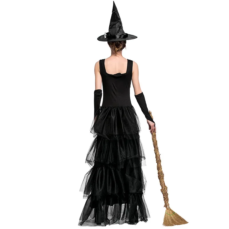 Witch Halloween Costume Sexy Black Adult Woman Material Item Type Source Characters Brand Name Gender Components Prom