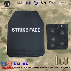 NIJ IIIA Level Anti 2.3MM BulletProof Steel Plate For Tactical Safety Ballistic inset Body Armour Stab-Proof Composite Board