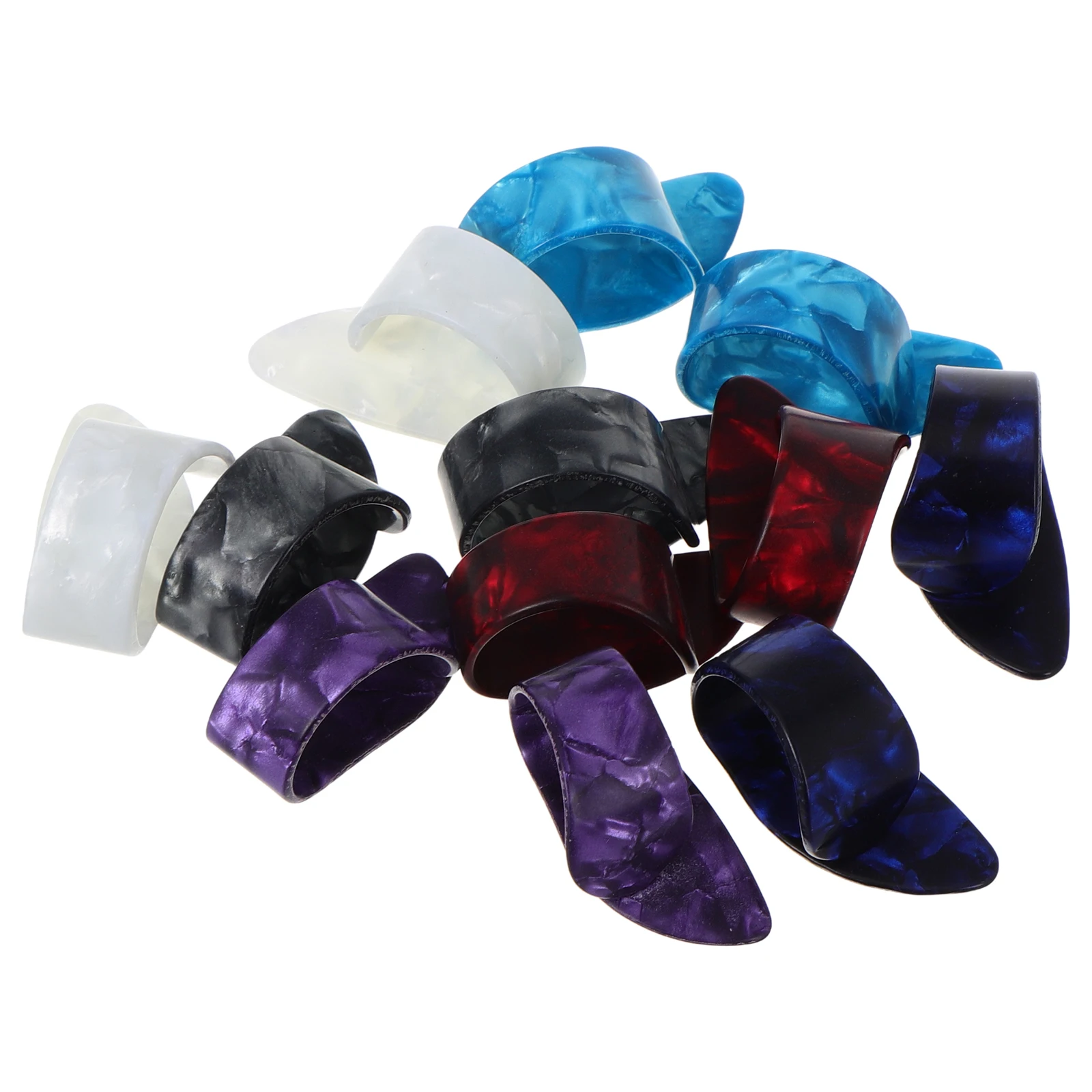 

Guitar Pick Finger Picks for Harp Acoustic Banjo Bass Plectrums Protectors
