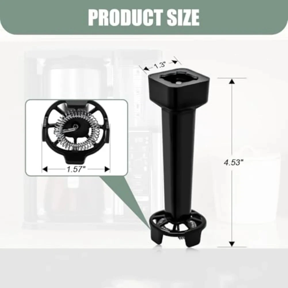Sturdy Foldable Stirrer Attachment for Coffee Machines Designed to Work With Compatible Espresso Units and Brew Systems