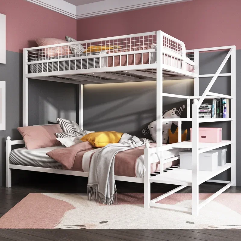 E-sports room bunk bed hotel double mother and child bed hotel home bunk iron frame bed
