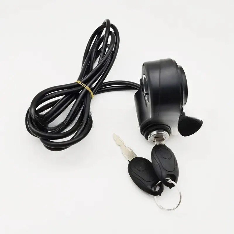 Thumb Throttle Electric Door Lock 5 Core Cable 2m Finger Dial Accelerator For E Bike Scooter Modification Accessories