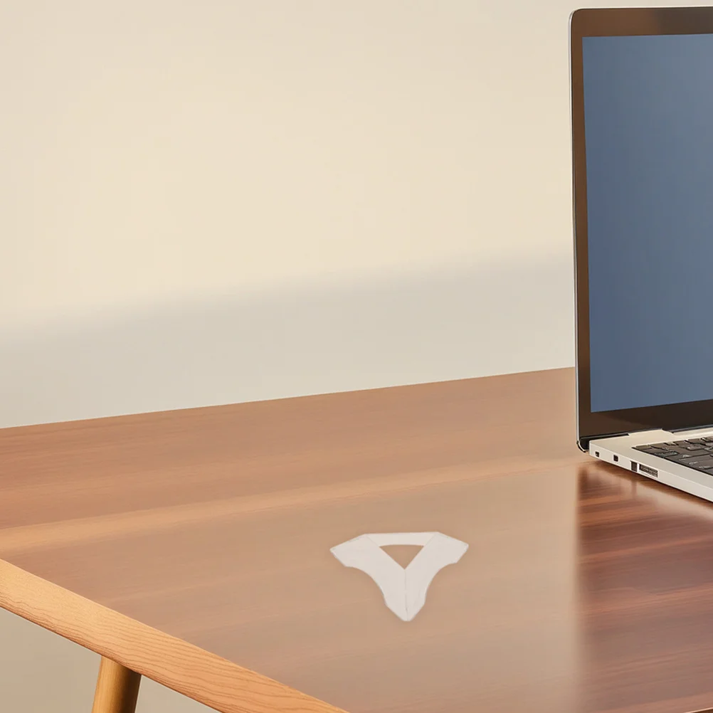 24pcs Transparent Cube Stand Triangle Puzzle Holder For Sphere Gemstone Display Tripod Base Crystal Rack Game