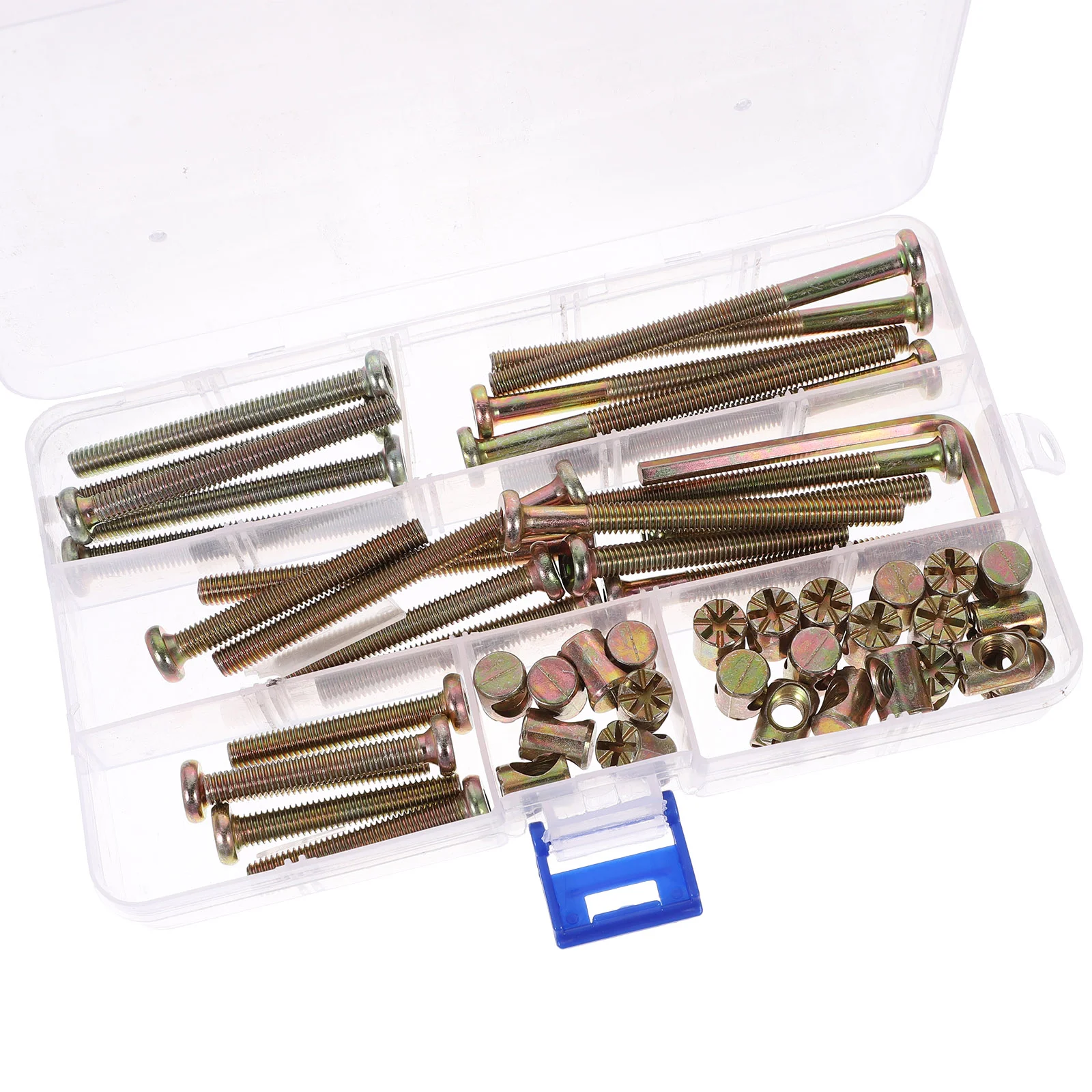 51 Pcs Hexagon Socket Head Screw Bed Replacement Parts Baby Screws Frame Bolts Barrel Nuts Crib Hardware Kit