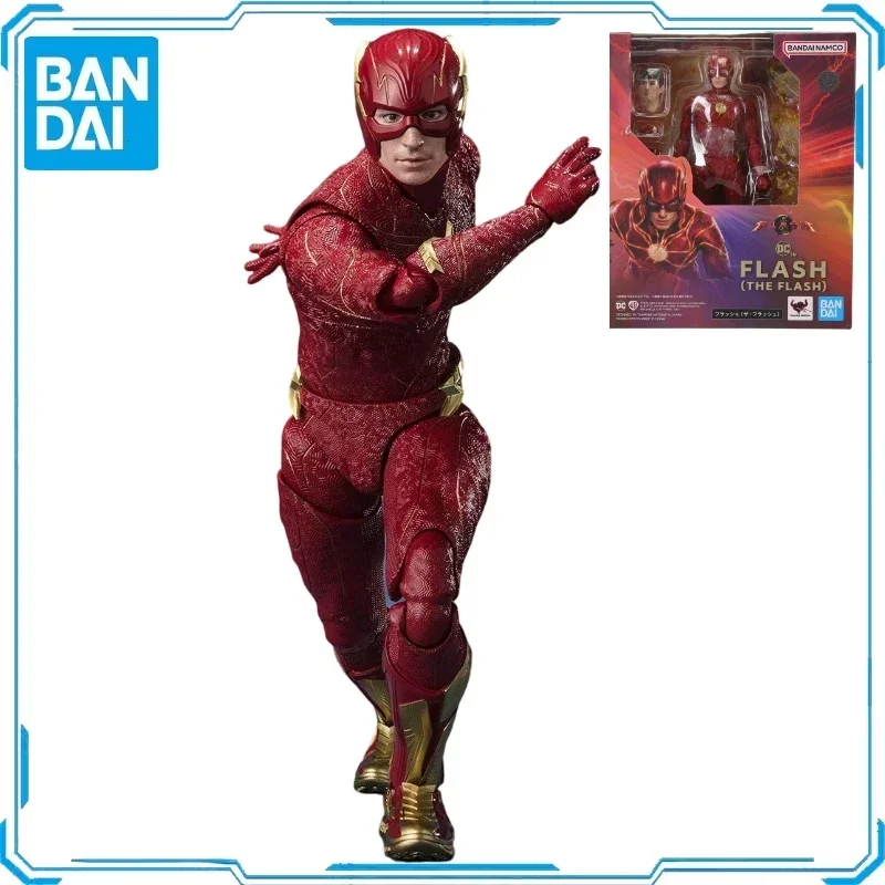 

In Stock Original SHF Bandai SHF The Flash Action Figure Animation Toy Gift Model Collector Anime Hobby