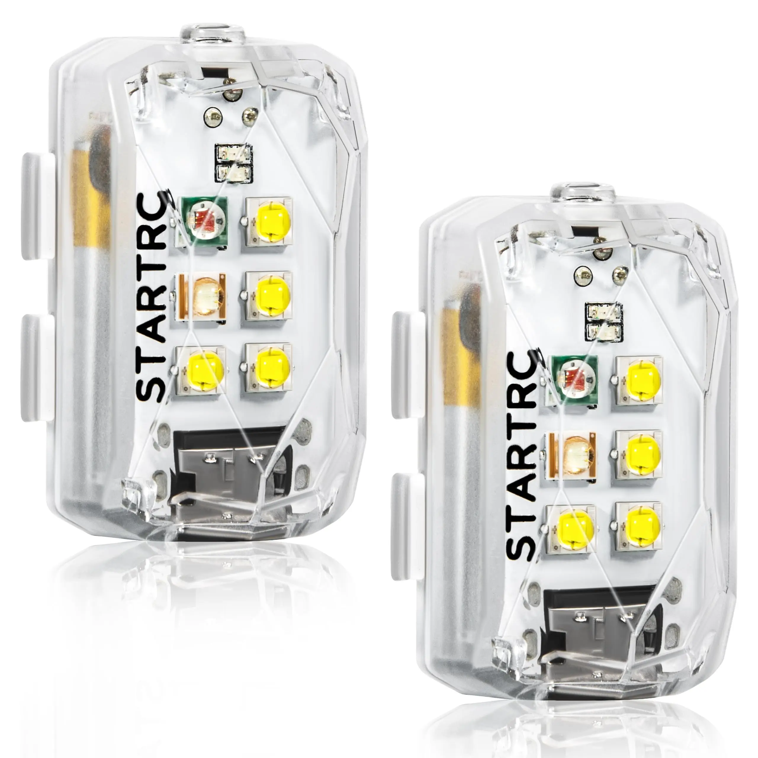 LED Strobe Light 2 in 1 for DJI Neo 2,Bike Motorcycle Scooter Universal Night Flying Lamp Flash Mini Warning Signal Light