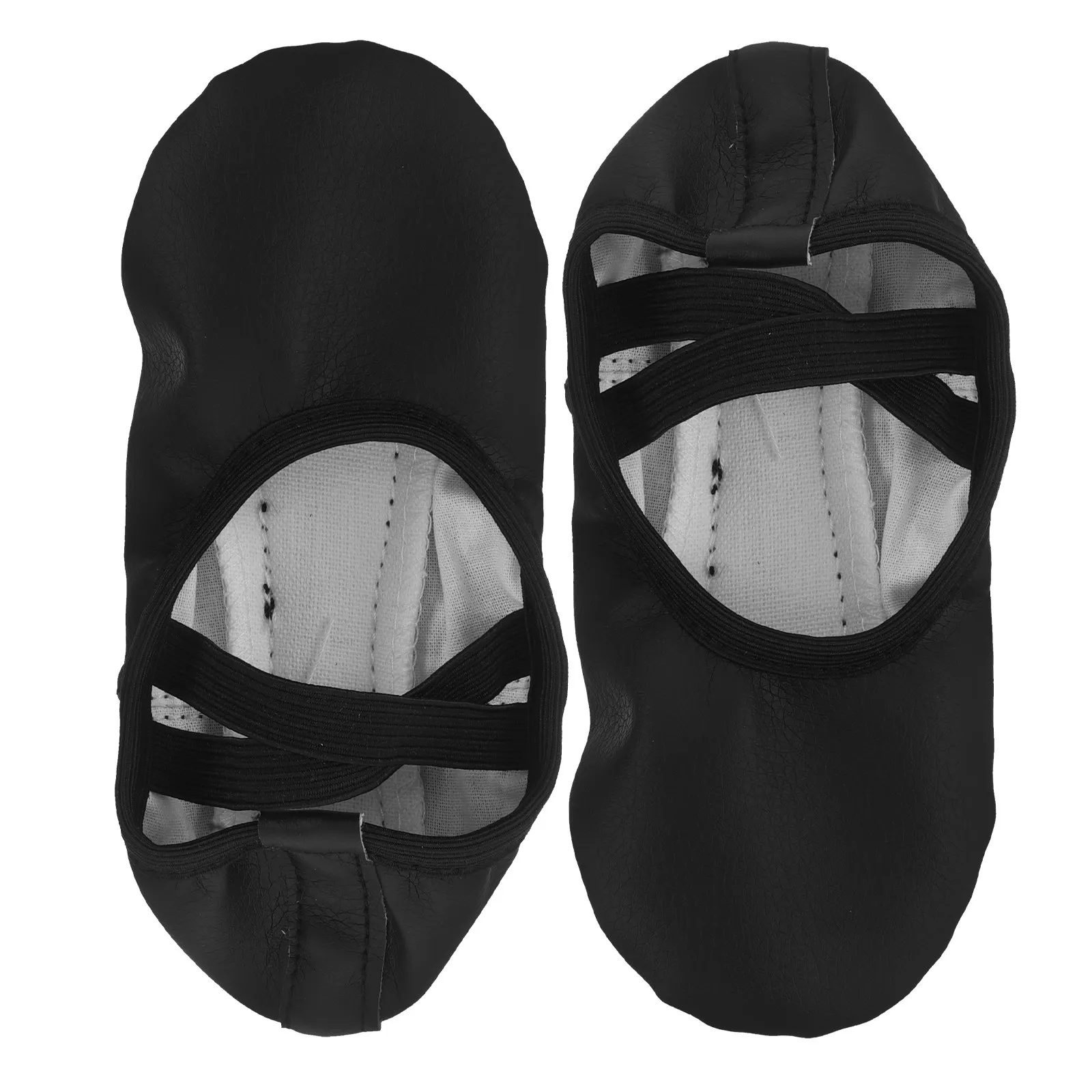1-par-de-sapatilhas-de-danca-para-meninas-material-pu-forro-respiravel-sem-amarracao-conveniencia-para-bale-yoga-treinamento-de-fitness-tamanho-23