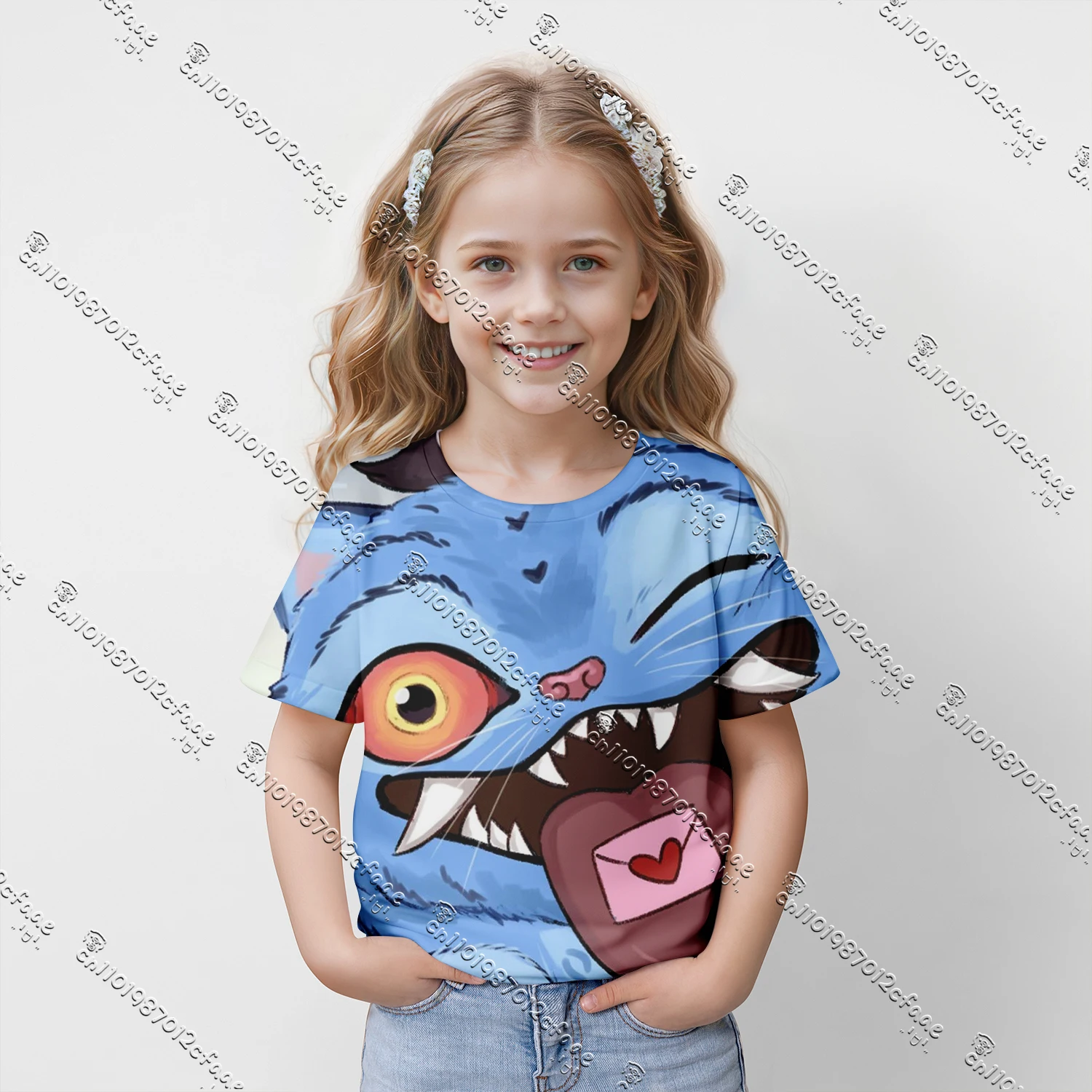

2026 Summer Kpop Demon Hunters 3D Print Graphic Tshirt Kids Clothes Comfortable T-shirt T Shirt Girls Boys Short Sleeve Tops