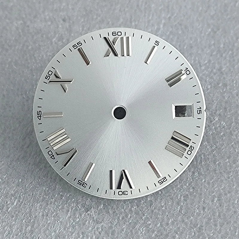 NH35 watch dial 28.5mm Roman dial custom logo, suitable for NH35/36 automatic mechanical movement watch accessories