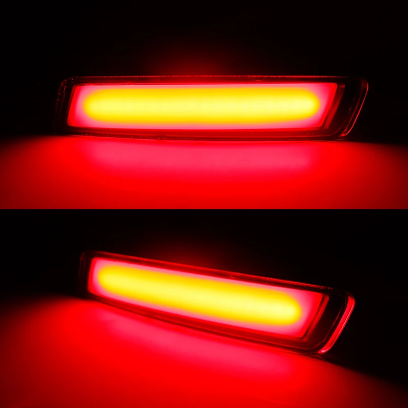 CAN-bus Smoked / Red Lens Red LED Car Rear Bumper Side Marker Lights For 2006-2010 VW Volkswagen Beetle Back Fender Flare Lights