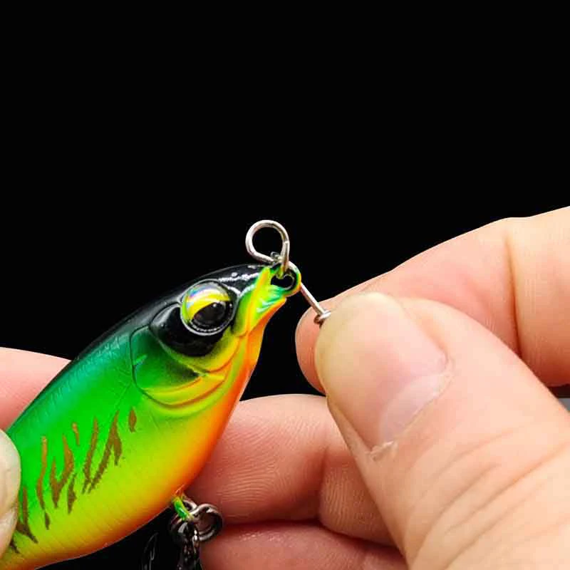 50 قطعة تعزيز الفولاذ المقاوم للصدأ قفل سريع المفاجئة الربيع المشبك مشبك إغراء قطرة الحفارات موصل السلامة الطعم هوك لصيد الأسماك #3