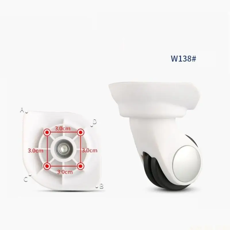 

X90D 1 пара DIY поворотный чемодан на колесиках замена дорожного багажа