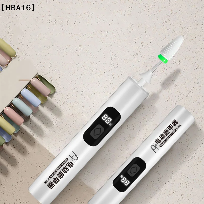 ΣHBA16 Sigur Nagelbohrer 35000 U/min Maniküre-Fräser Nagelreparatur Pediküre Fräser Polierer Schleifer USB wiederaufladbare Nagelfeile
