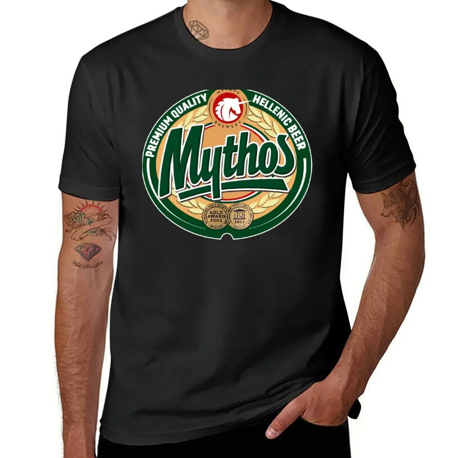 Hellenic Greek Beer Mythos T-Shirt man t shirt blacks sports fans basketball graphic tees outfits for men