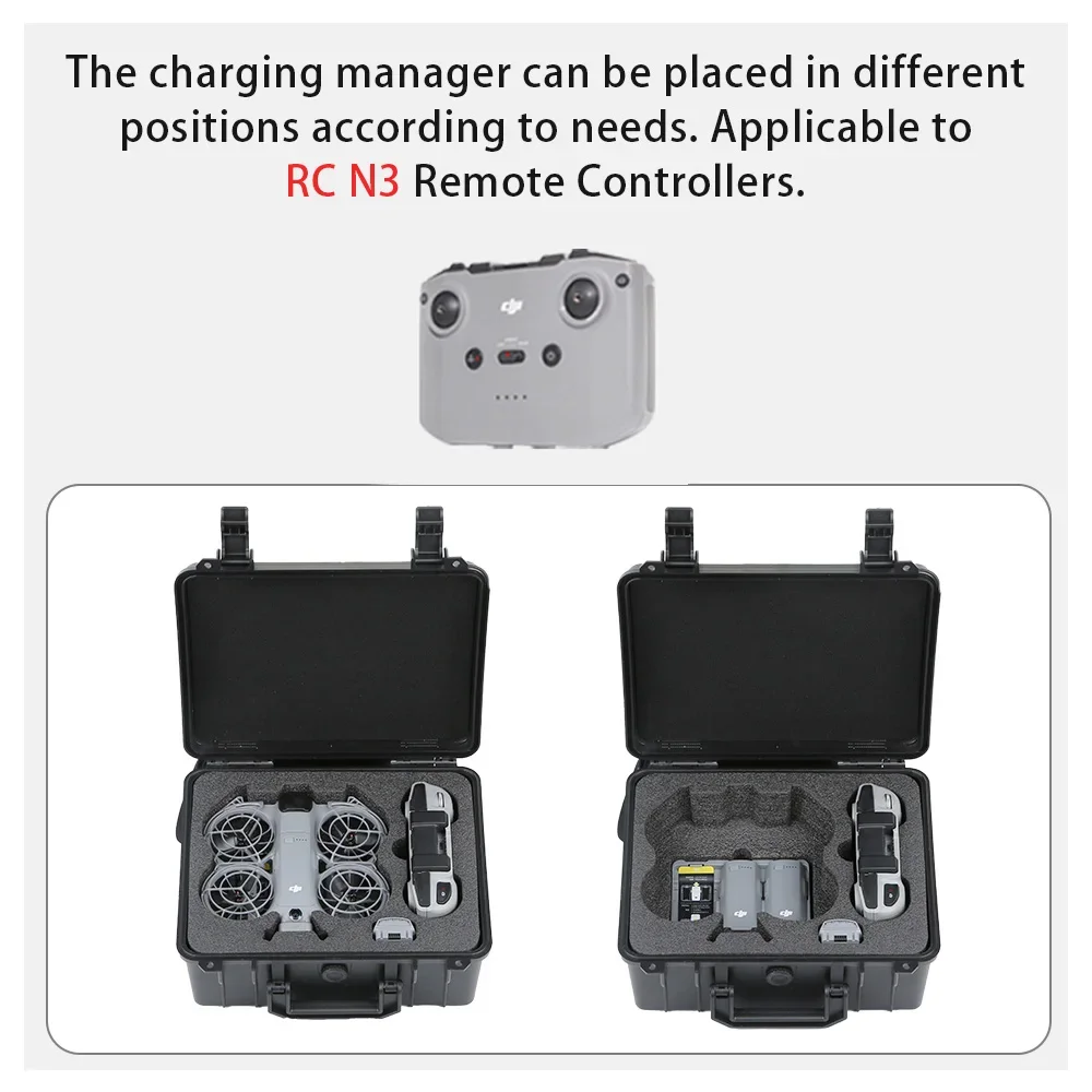 Portable Safety Box For DJI NEO 2 Protective Explosion-proof Box Hard Shell Carrying Case Suitcase For DJI RC N3 Drone Accessry
